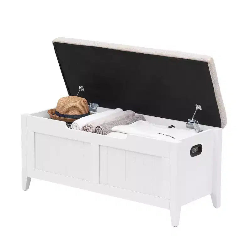Storage Bench with Large Capacity, Modern Storage Chest for Living Room and Entryway