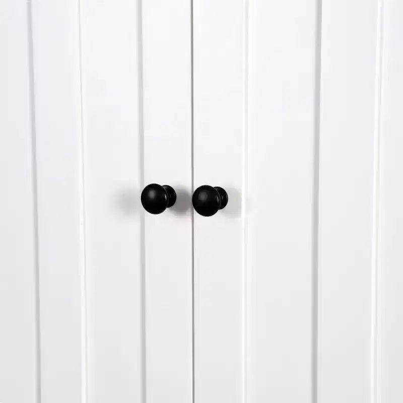 Wooden Over-The-Toilet Storage Cabinet, Bathroom Cabinet with Adjustable Shelf & Anti-Toppling Fitting, Space Saver