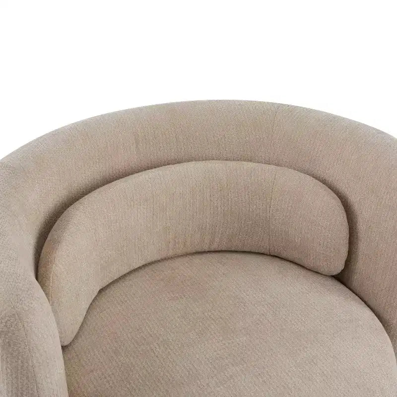 Modern 360° Swivel Upholstered Accent Armchair