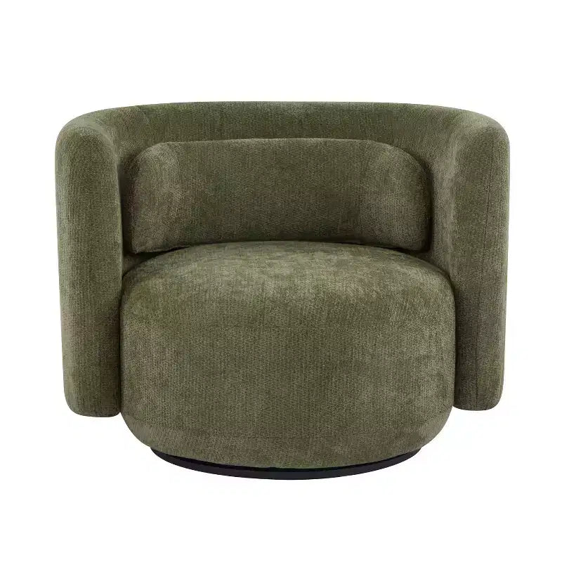 Modern 360° Swivel Upholstered Accent Armchair