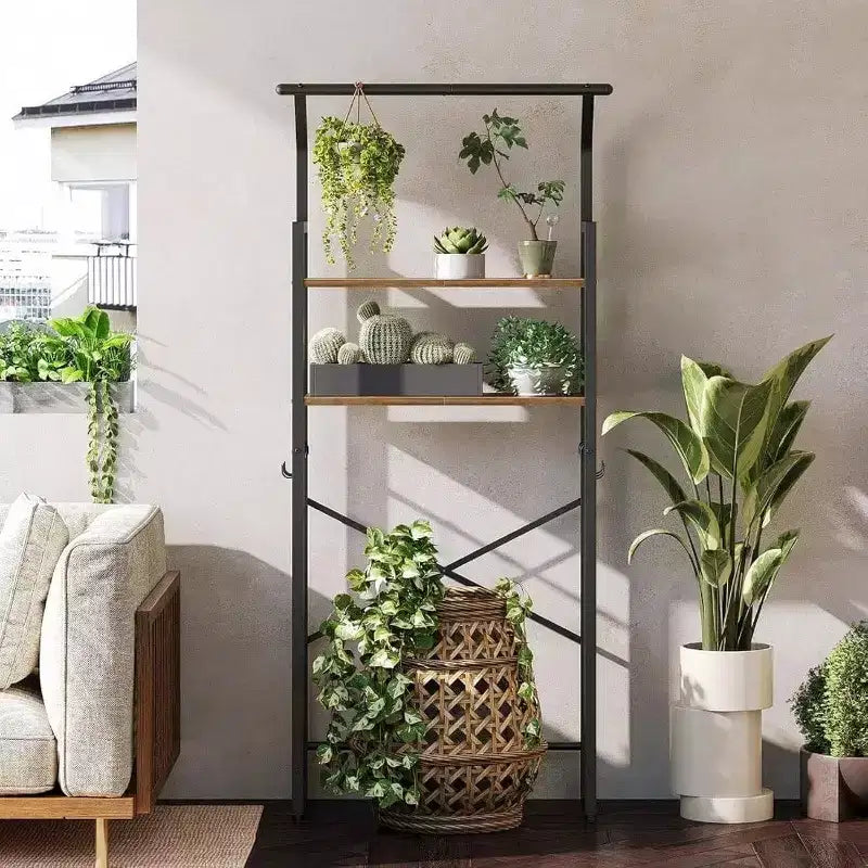 Over Toilet Storage 2 Tier Bathroom Organizer Shelves with Hooks Multifunctional Vertical Toilet Shelf Storage