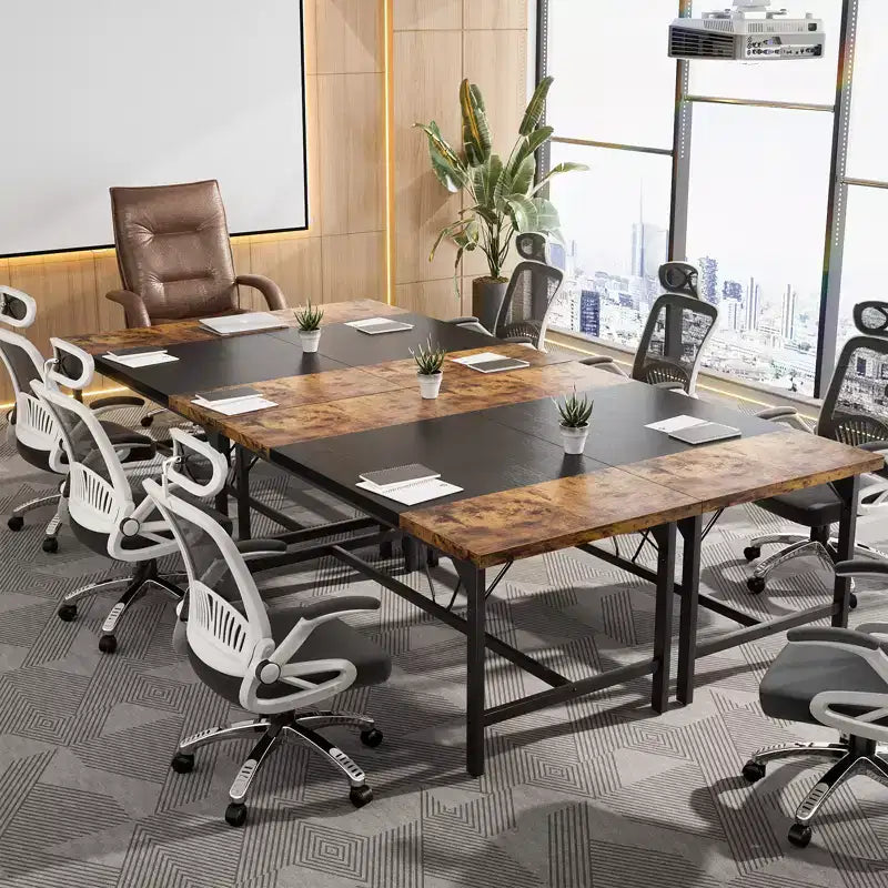 Wood Laptop Computer Table for Home Office Workstation, 63 x 31.5 inch Large Desk