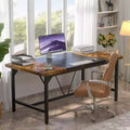 Besiost Wood Laptop Computer Table for Home Office Workstation