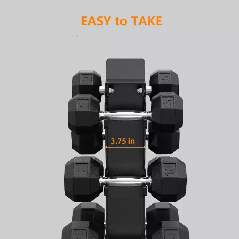 Dumbbell Rack Stand Only, A-Frame 2.0 MM Thick Steel Dumbbells Weight Storage Rack for Home Game