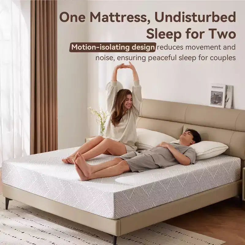 Queen Mattress 10 inch, Gel Memory Foam Mattress Queen Size in a Box