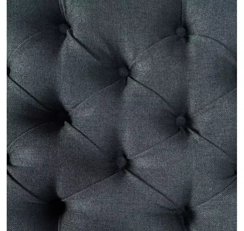 Storage Bench with Button Tufted Diamond Stitch, Versatile Ottoman Foot Rest with Cushion