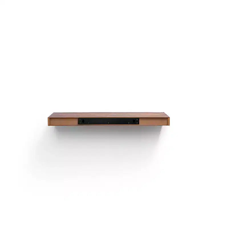 31.5 Maple Floating Shelf C invisible-bracket wood wall mount, perfect bathroom/bedroom/kitchen dcor or book/plant display, easy install.