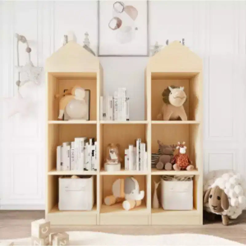 Castle-Shaped Kids Bookcase (MDF & PB)