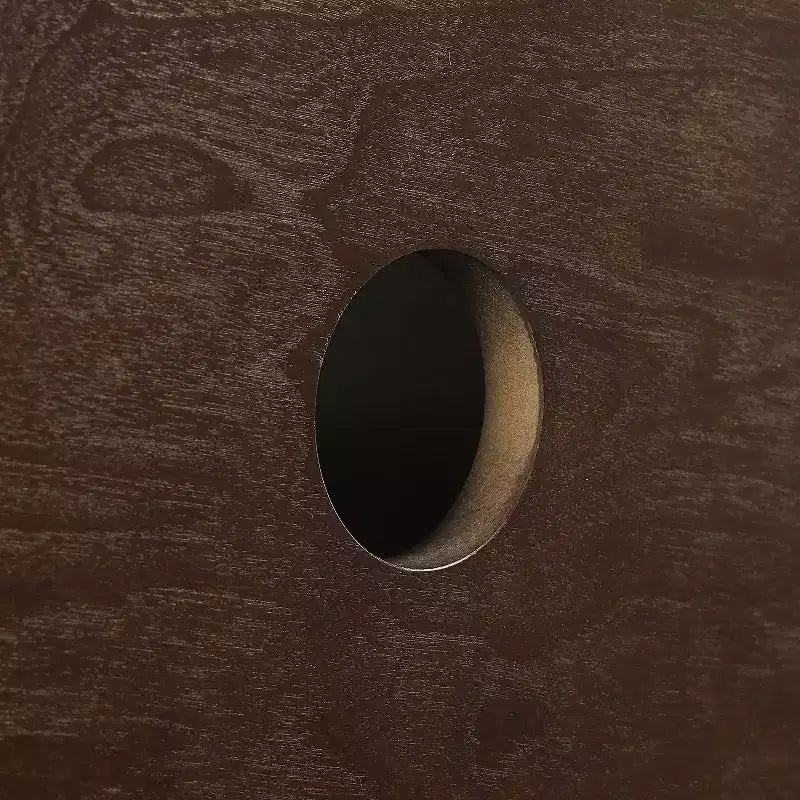 Support de rangement pour disques vinyles brun foncé, meuble moderne pour platine avec étagères divisées