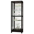 Howard Miller 680629 Luke Iv Curio Cabinet 680629 Black Satin