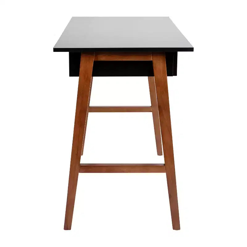 Home Office Writing Computer Desk with Drawer, A-Frame Legs, Laminate Top