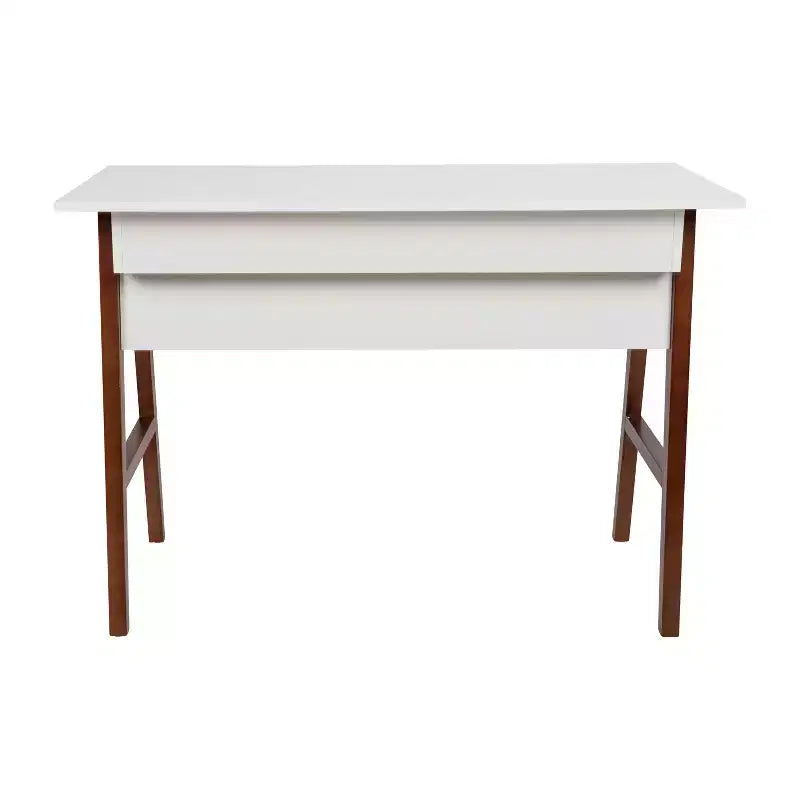 Home Office Writing Computer Desk with Drawer, A-Frame Legs, Laminate Top