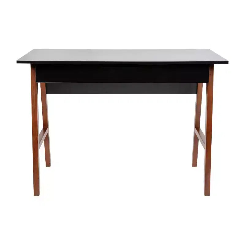 Home Office Writing Computer Desk with Drawer, A-Frame Legs, Laminate Top